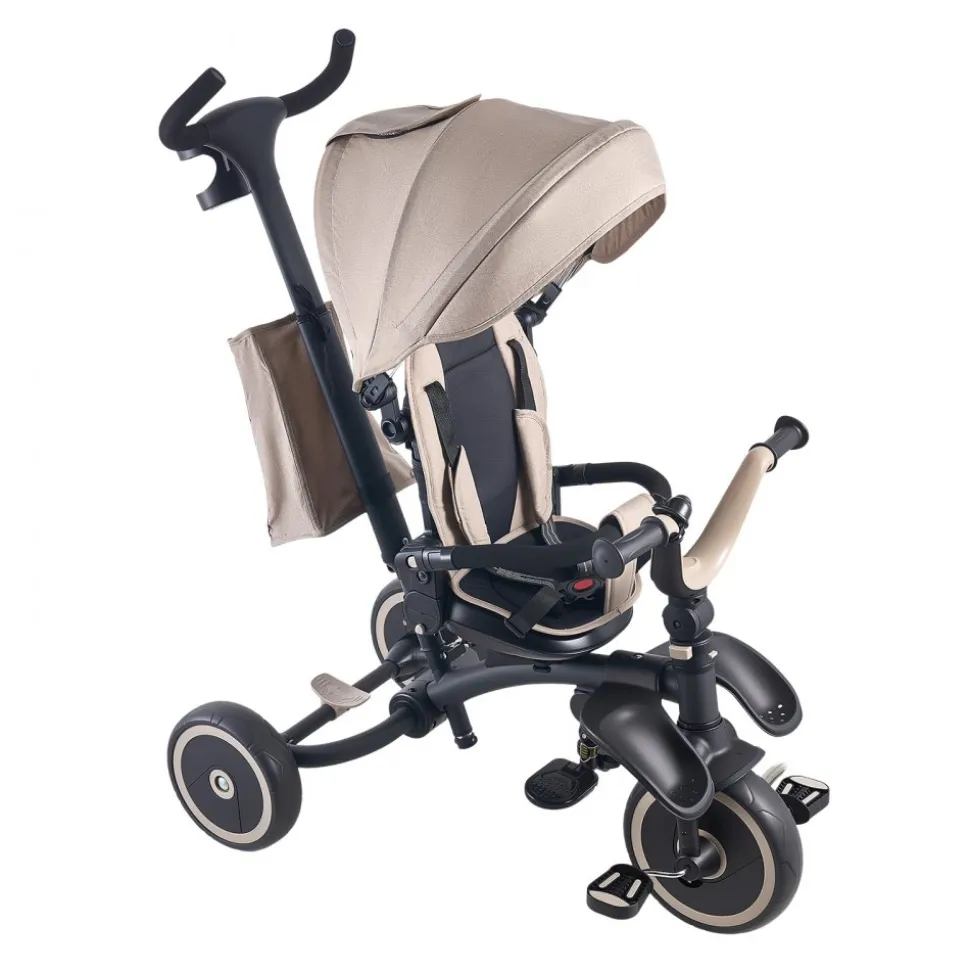 VEVOR Toddler Tricycle & Stroller for 18 Months to 5 Year Old, 7-in-1 Kids Trike with Parent Push Handle, Canopy, Rotating Seat and Storage, Tricycle for Toddlers, Birthday Toy for Boys and Girls