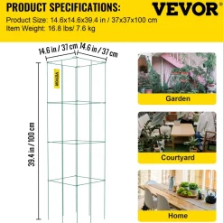 VEVOR Tomato Cages, 14.6