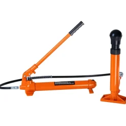 VEVOR 10 Ton Porta Power Kit, Portable Hydraulic Jack with 4.6 ft/1.4 m Oil Hose, Auto Body Frame Repair Kit with Storage Case for Car Repair, Truck, Farm