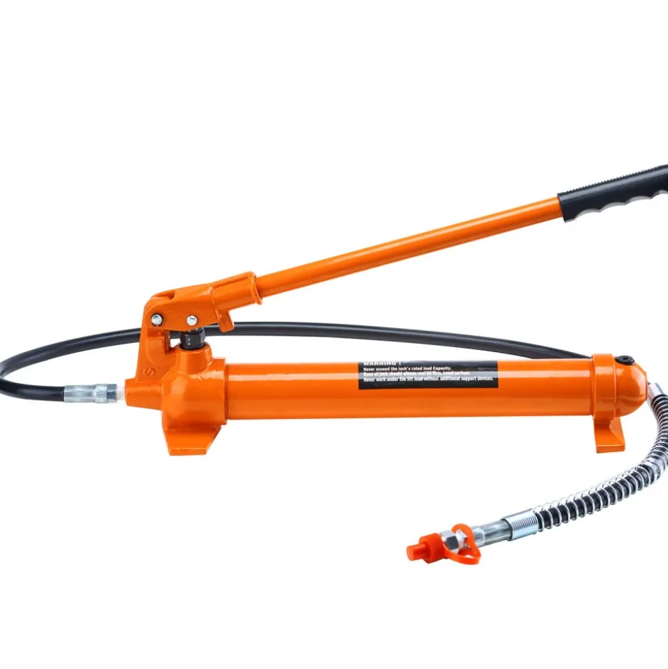 VEVOR 10 Ton Porta Power Kit, Portable Hydraulic Jack with 4.6 ft/1.4 m Oil Hose, Auto Body Frame Repair Kit with Storage Case for Car Repair, Truck, Farm
