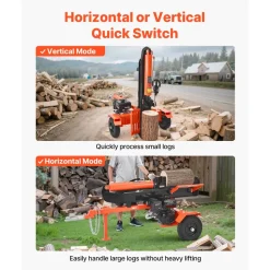 VEVOR 30 Tons Log Splitter, 306CC Engine, Powered Wood Splitter with 2
