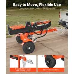 VEVOR 30 Tons Log Splitter, 306CC Engine, Powered Wood Splitter with 2