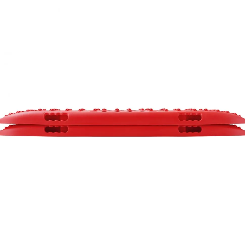 VEVOR 10 TON Traction Boards with PP Material, Recovery Boards for Off-road Vehicles/Cars/Pickups/SUVs/RVs, Pair Tire Traction Mats on Snow, Sand, Mud and Loose Terrain, Storage Bag, Long, Red
