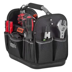 VEVOR Tool Bag, 16.1 Inch, 33-Pocket Open Top Tool Tote, Electrical Maintenance Toolbox Organizer Storage with Handle, Adjustable Shoulder Strap, Portable Toolbag, for Professionals DIY & Jobsite Use