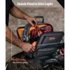VEVOR Tool Bag, 13.2 Inch, 34-Pocket Portable Large Tool Box Organizer Storage, Carry Toolbox with Hard Plastic Base, Large Zipper, Adjustable Shoulder Strap, for Men Women Dad Husband Fathers Day