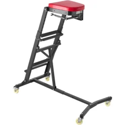 VEVOR Top Automotive Creeper 48"-64" Adjustable with Folding Mechanical Arm, Foldable High Top Engine Creeper, 400LBS Heavy-Duty Support, Stable I-Shaped Base, 4-Wheel Smooth Rolling for Auto Repair