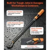 VEVOR Torque Wrench 1/2-inch Drive Click Torque Wrench ±3% High Precision, 29.4-294.1 lbf-ft / 40-400 N.m, Dual Scale Readings, with Extension Bar, Adapter and Storage Case, for Automotive Repair