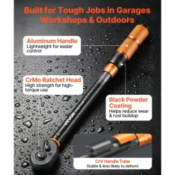 VEVOR Torque Wrench Set 1/4