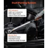 VEVOR Torque Wrench Set 1/2" Drive Digital Torque Wrench 4 Display Units, ±2% Accuracy, LCD Screen, with Buzzer and LED Indicator, with Sockets, Extension Bar, Adapter, for Automotive Repair