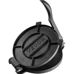 VEVOR Tortilla Press, 8 Inch Tortilla and Roti Maker, Cast Iron Heavy Duty Tortilladora Press, Pre-Seasoned Pataconera Maker with 100 Pcs Parchment Paper, Dough Maker for Flour Tortilla, Tawa, Silver