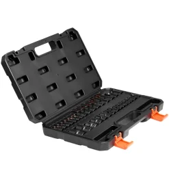 VEVOR Torx Bit Socket and External Torx Socket Set, 31-Piece T8-T70 and E4-E24, S2 Alloy Steel and Cr-V Steel, 1/4 in, 3/8 in, and 1/2 in Drives, with Adapter and Enhanced Storage Case, for Automotive