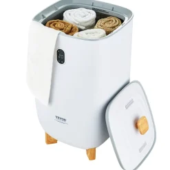 VEVOR Towel Warmers for Bathroom, 35 L Towel Warmer Bucket, Towel Dryer with Auto Shut Off for Spa Fits up to 6 Oversized Bath Towels, Blankets, Clothes, Bathrobes, PJ's and More