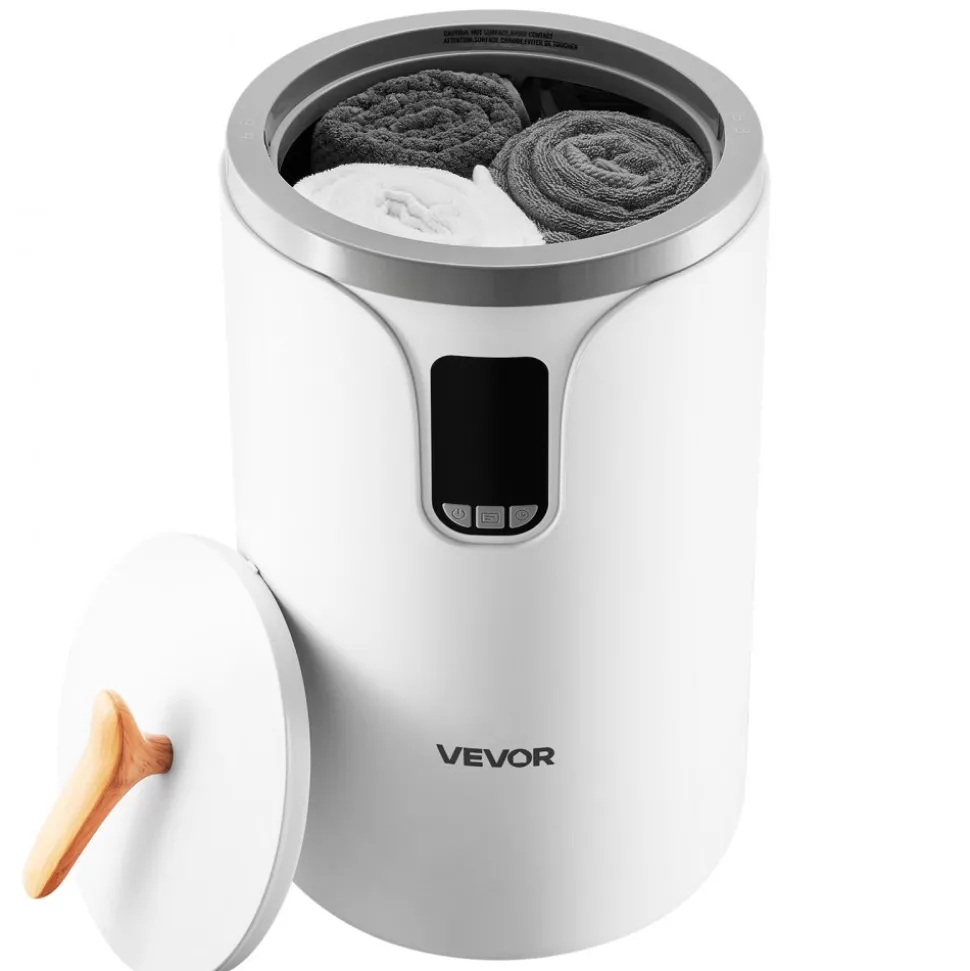 VEVOR Towel Warmers for Bathroom, Towel Warmer Bucket with 24H Delay Timer & Child Lock & Auto Shut Off for Spa Fits up to 3 Oversized Bath Towels, Blankets, Clothes, Bathrobes, PJ's and More