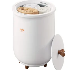 VEVOR Towel Warmers for Bathroom, Towel Warmer Bucket Auto Shut Off for Spa  Fits up to 3 Oversized Bath Towels, Blankets, Clothes, Bathrobes, PJ's and More