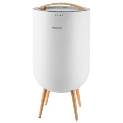 VEVOR Towel Warmers for Bathroom with Bluetooth Speaker and Ambient Light, Rapid Heated Towel Bucket, Auto Shut Off, 4 Adjustable Timer, Fits Oversized Towels, Blankets, Bathrobes, for Women, White
