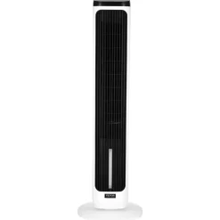 VEVOR Tower Fan, 23.3ft/s Velocity Quiet Floor Fan, 70° Oscillating Fans for Indoors with 9 Speeds, 4 Modes, 24H Timer, Portable Standing Bladeless Fan with Remote Control for Bedroom, Office, Home