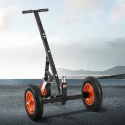 VEVOR Trailer Dolly, 1000lbs Tongue Weight Capacity, Carbon Steel Trailer Mover with 2 inch Ball, 14 inch Pneumatic Tires, Portable Tow Dolly for Moving RV Trailer