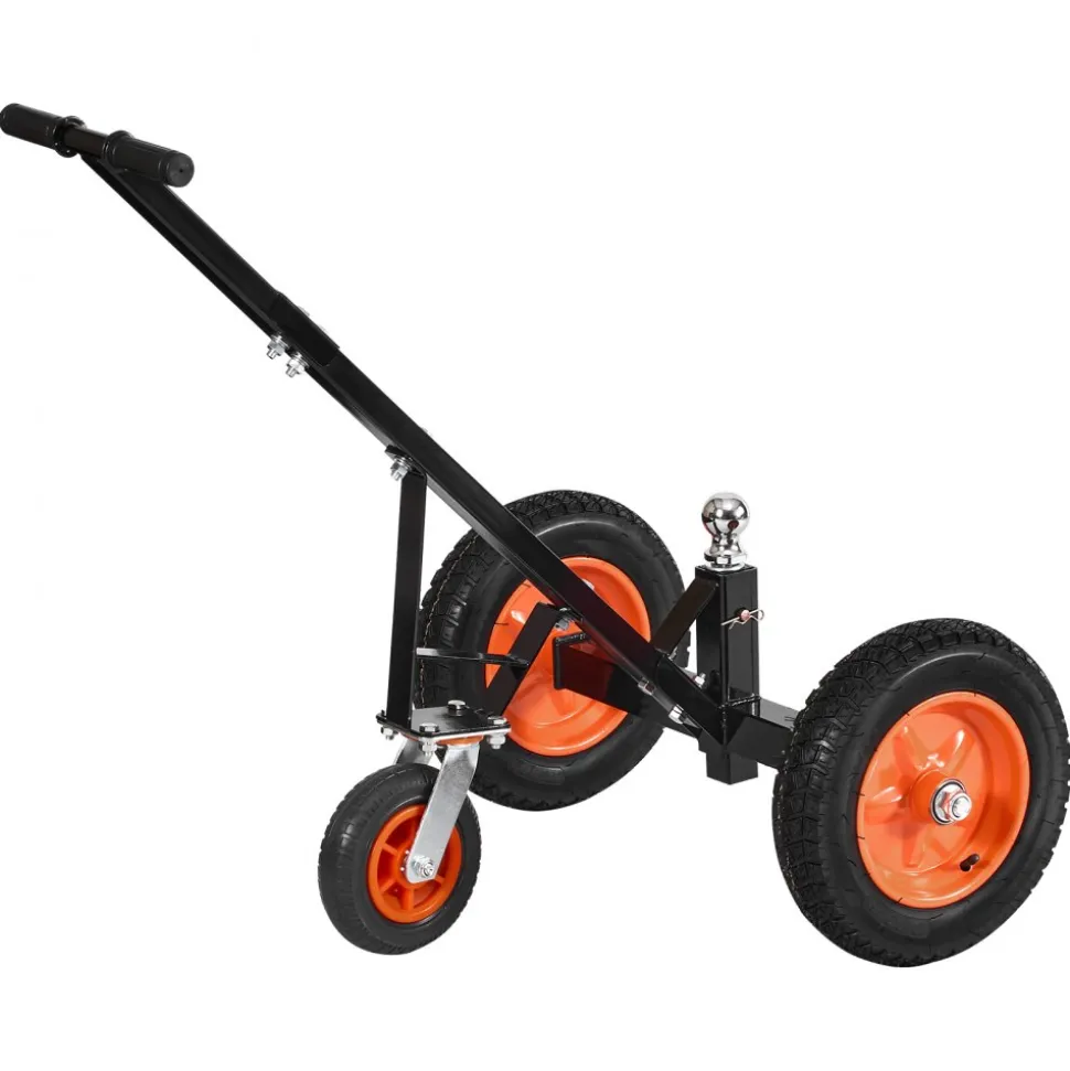 VEVOR Trailer Dolly, 1000lbs Tongue Weight Capacity, Carbon Steel Trailer Mover with 2 inch Ball, 14 inch Pneumatic Tires, Portable Tow Dolly for Moving RV Trailer