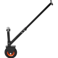 VEVOR Trailer Dolly, 300lbs Tongue Weight Capacity, 16.5 inch and 22 inch Height Adjustable Trailer Dolly, with 1-7/8 inch and 2 inch Balls, 8.5 inch Pneumatic Rubber Tire, for Moving RV Trailer
