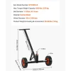 VEVOR Trailer Dolly, 600lbs Tongue Weight Capacity, Carbon Steel Trailer Mover with 1-7/8 in Hitch Ball and 10 in Solid Tires, Portable Tow Dolly for Moving Car RV Boat Trailer