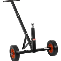 VEVOR Trailer Dolly, 600lbs Tongue Weight Capacity, Carbon Steel Trailer Mover with 1-7/8 in Hitch Ball and 10 in Solid Tires, Portable Tow Dolly for Moving Car RV Boat Trailer