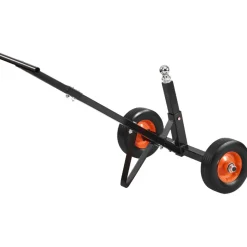 VEVOR Trailer Dolly, 600lbs Tongue Weight Capacity, Carbon Steel Trailer Mover with 1-7/8 in Hitch Ball and 10 in Solid Tires, Portable Tow Dolly for Moving Car RV Boat Trailer