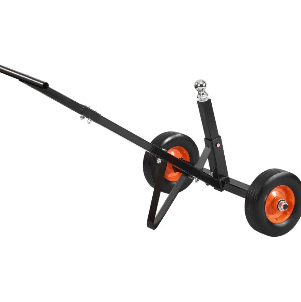 VEVOR Trailer Dolly, 600lbs Tongue Weight Capacity, Carbon Steel Trailer Mover with 1-7/8 in Hitch Ball and 10 in Solid Tires, Portable Tow Dolly for Moving Car RV Boat Trailer