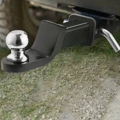VEVOR Trailer Hitch, Fits 2 Inches Receiver, Trailer Hitch Ball Mount with 2 Inches Ball and Pin, 7500 lbs Capacity Ball Hitch, 2 Inches Drop, Tow Hitch for Heavy Duty Truck with Carbon Steel, Black