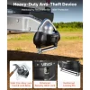 VEVOR Trailer Hitch Lock, Fits for 1-7/8 in, 2 in, 2-5/16 in Couplers, Heavy-Duty Anti-Theft Trailer Ball Lock with 3 Keys, Prying-Resistant, Adjustable Height Design for RVs, Boats, Trailers, Black