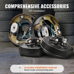 VEVOR Trailer Hub Drum Kits 5 on 4.5
