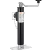 VEVOR Trailer Jack, 2000 lbs Dynamic Load Capacity, Weld-on Pipe-Mount Swivel Trailer Jack, 10" Lift Trailer Jack Stand with Handle for RV Trailer, Horse Trailer, Utility Trailer, and Yacht Trailer
