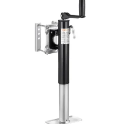 VEVOR Trailer Jack, 2000 lbs Dynamic Load Capacity, Heavy Duty Swivel Bolt-on Trailer Jack, 10" Lift Trailer Jack Stand with Handle for RV Trailer, Horse Trailer, Utility Trailer, and Yacht Trailer