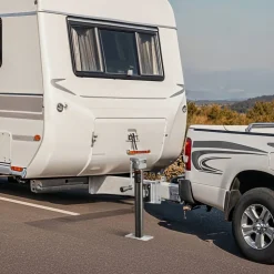 VEVOR Trailer Jack, 2500 lbs Dynamic Load Capacity, Heavy Duty Swivel Bolt-on Trailer Jack with Ergonomic Handle, 15-inch Vertical Travel, Suitable for RV, Horse, Utility, Camping and Yacht Trailers