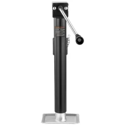 VEVOR Trailer Jack, 5000 lbs Dynamic Load Capacity, Weld-on Pipe-Mount Swivel Trailer Jack with Ergonomic Handle, 15-inch Vertical Travel, Suitable for RV, Horse, Utility, Camping and Yacht Trailers