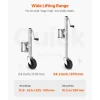 VEVOR Trailer Jack with Wheel, 1000 lbs Load Capacity, Heavy Duty Swivel Boat Trailer Jack with PP Single Wheel & Ergonomic Handle, 10-inch Lift, Fit for RVs, Boats, Horse Trailers, Utility Trailers