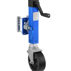 VEVOR Trailer Jack with Wheel, 1600 lbs Heavy Duty Swivel Boat Trailer Jack PP Single Wheel, 10