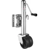 VEVOR Trailer Jack with Wheel, 1500 lbs Load Capacity, Heavy Duty Swivel Boat Trailer Jack with PP Single Wheel & Ergonomic Handle, 12-inch Lift, Fit for RVs, Boats, Horse Trailers, Utility Trailers