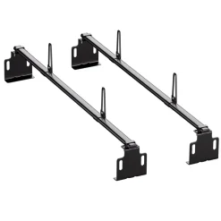 VEVOR Trailer Ladder Rack, 60" 2 Crossbars Ladder Roof Rack, Heavy-duty Steel Van Roof Ladder Rack, 500 lbs Capacity Van Ladder Rack, Fit for Universal Truck Roofs