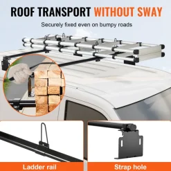 VEVOR Trailer Ladder Rack, 60