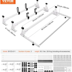 VEVOR Trailer Ladder Rack, 54