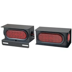 VEVOR Trailer Lights, 10-30V LED Trailer Tail Lights Kit with Stop Brake Turn Tail Clearance (Side) Lamp, Left and Right Waterproof Tow Lighting Kit for Boat Truck Camper RV Snowmobile Bus Caravan