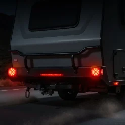 VEVOR Trailer Lights, 12V LED Trailer Tail Lights Kit with Stop Brake Turn Tail License Plate Clearance Lamp, Waterproof Tow Lighting Kit with Wiring Harness for Boat Truck Camper RV Snowmobile Bus