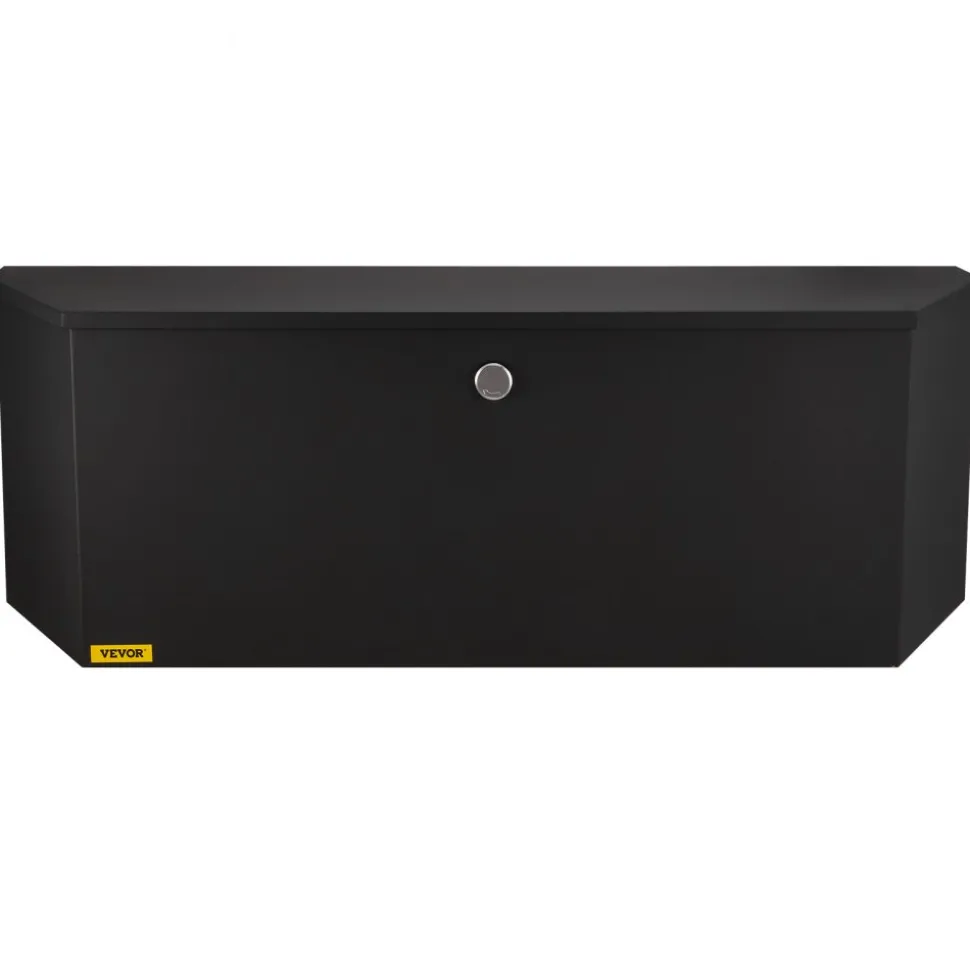 VEVOR Trailer Tongue Box, Carbon Steel Tongue Box Tool Chest, Heavy Duty Trailer Box Storage with Lock and Keys, Utility Trailer Tongue Tool Box for Pickup Truck Bed, RV Trailer, 36"x12"x12"