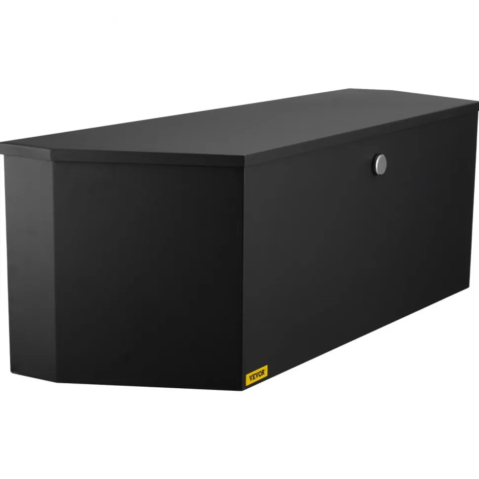 VEVOR Trailer Tongue Box, Carbon Steel Tongue Box Tool Chest, Heavy Duty Trailer Box Storage with Lock and Keys, Utility Trailer Tongue Tool Box for Pickup Truck Bed, RV Trailer, 36"x12"x12"