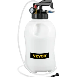 VEVOR Transmission Fluid Pump 2 Way ATF Refill System Dispenser, Oil and Liquid Extractor 10 Liter Large Capacity, Automatic Transmission Fluid Pump Tool Set with 14 Pieces ATF Filler Adapters