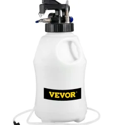 VEVOR Transmission Fluid Pump 2 Way ATF Refill System Dispenser, Oil and Liquid Extractor 10 Liter Large Capacity, Automatic Transmission Fluid Pump Tool Set with 14 Pieces ATF Filler Adapters