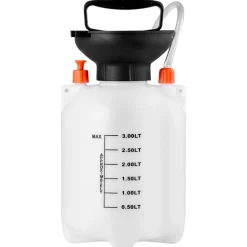 VEVOR Transmission Fluid Pump, 3 L Capacity, Manual Fluid Transfer Pump with 47 in Long Horse & HDPE Tank, Transmission Oil Pump with PTFE Tape, Manual Automotive Oil Filling System for Cars, Boats