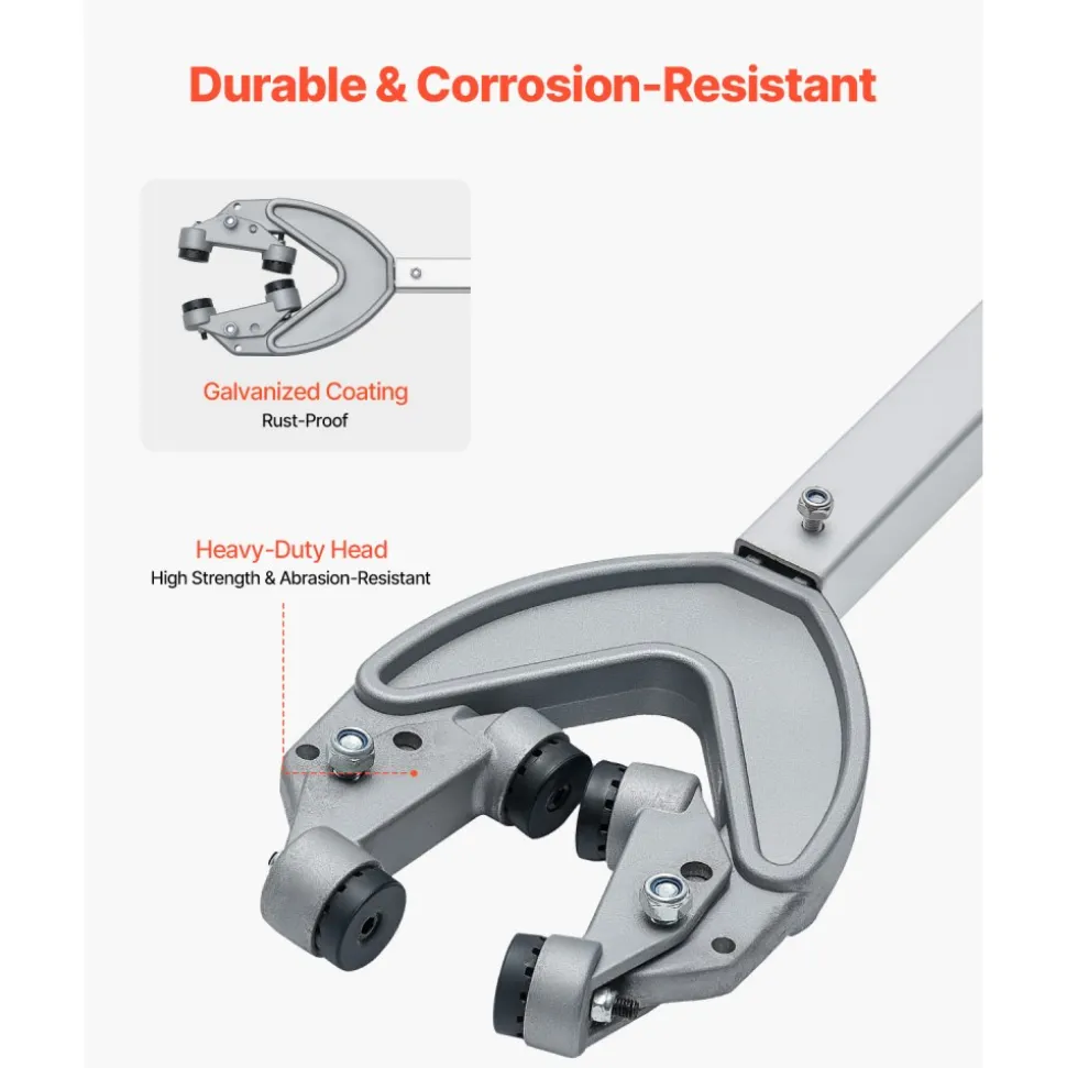 VEVOR Transom Saver, 24-36 in, Adjustable Boat Transom Saver with Heavy-Duty Head, Corrosion-Resistant Easy-to-Install Transom Savers for Less Than 100 HP Outboard Motor , Fit for Roller & Trailer