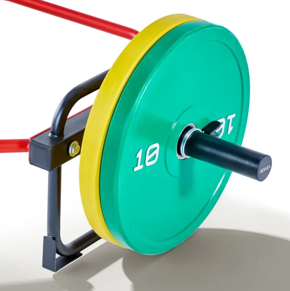 VEVOR Trap Bar Hex Bar, 2-Inch Hex Barbell, 500 LBS Capacity Shrug Bars, Weightlifting and Strength Training Equipment, Home Gym for Squats, Deadlifts, Shoulder Presses, Red