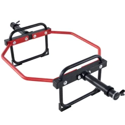 VEVOR Trap Bar Hex Bar, 2-Inch Hex Barbell, 500 LBS Capacity Shrug Bars, Weightlifting and Strength Training Equipment, Home Gym for Squats, Deadlifts, Shoulder Presses, Red